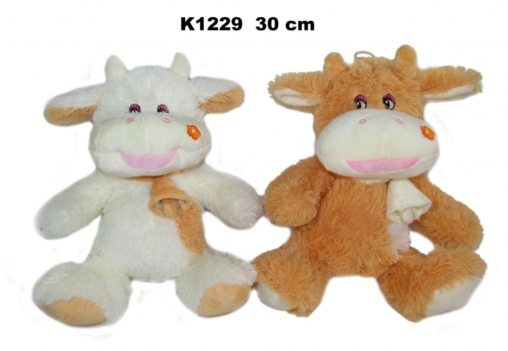 PELUCHE VACA CON VOZ 30CM SENTADA SA DOMINGO